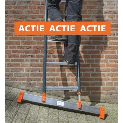 Smartlevel ladder Plus  2 of 3 delige Schuifladder met Smart Level Systeem gecoat