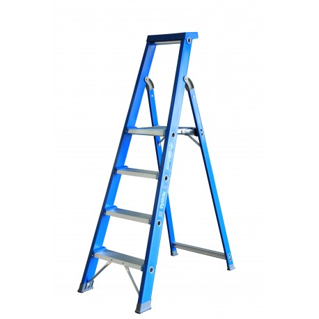 Stepladder One Sided and Coated 3 + 1 rungs