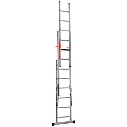 Triple part multipurpose Ladder with Top Safe